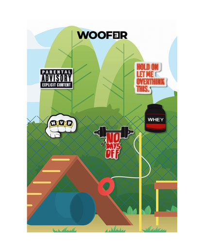 Flare Dog Collar and Leash Set with Woof Bitz